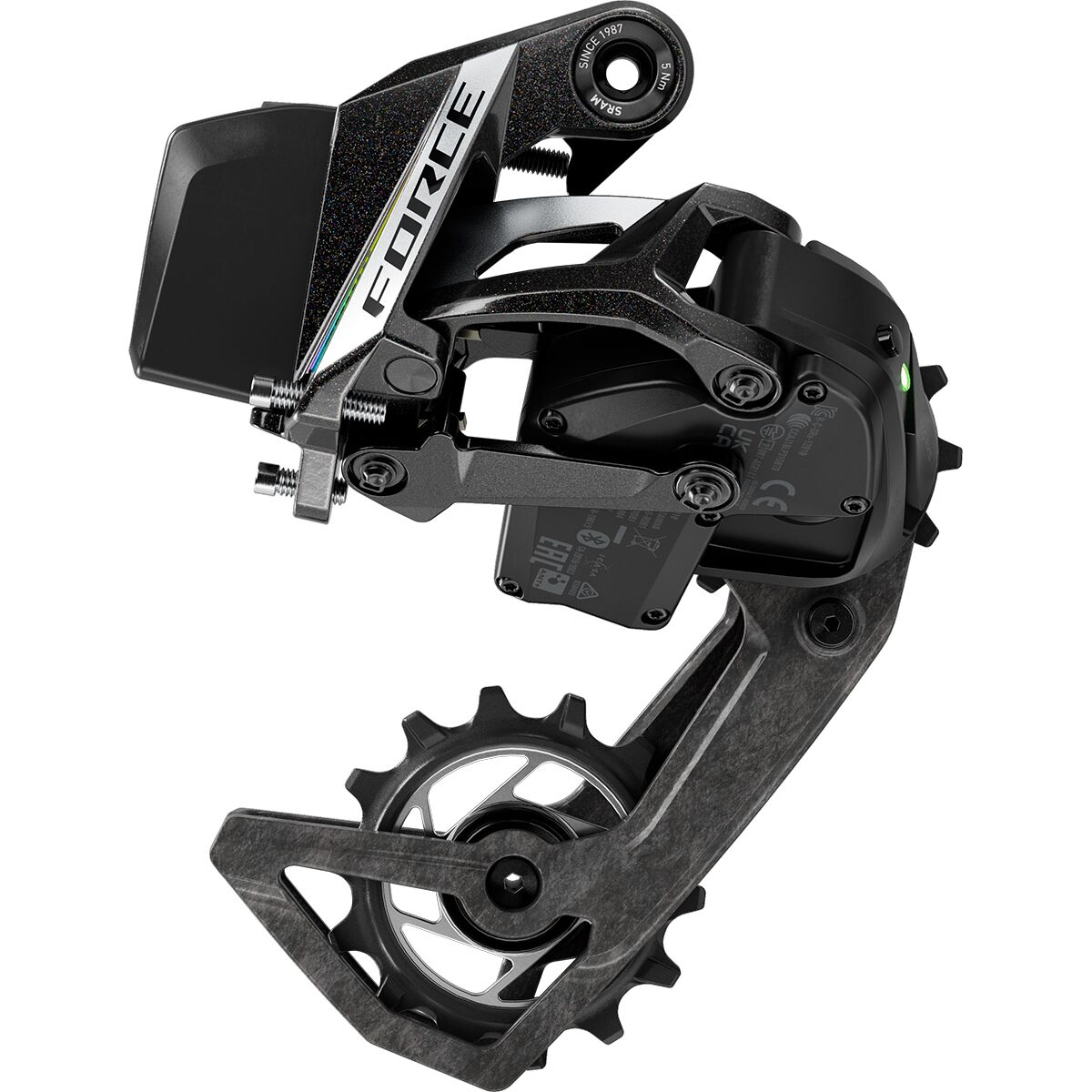 Sram SRAM Force E1 AXS 12-Speed Rear Derailleur Black, 12-Speed, 36t Max