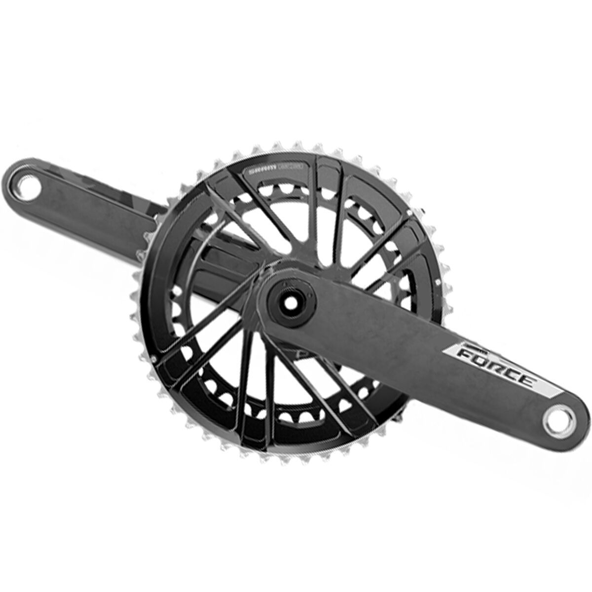 SRAM Force E1 DUB 2x Crankset Black, 170mm, 50,37t
