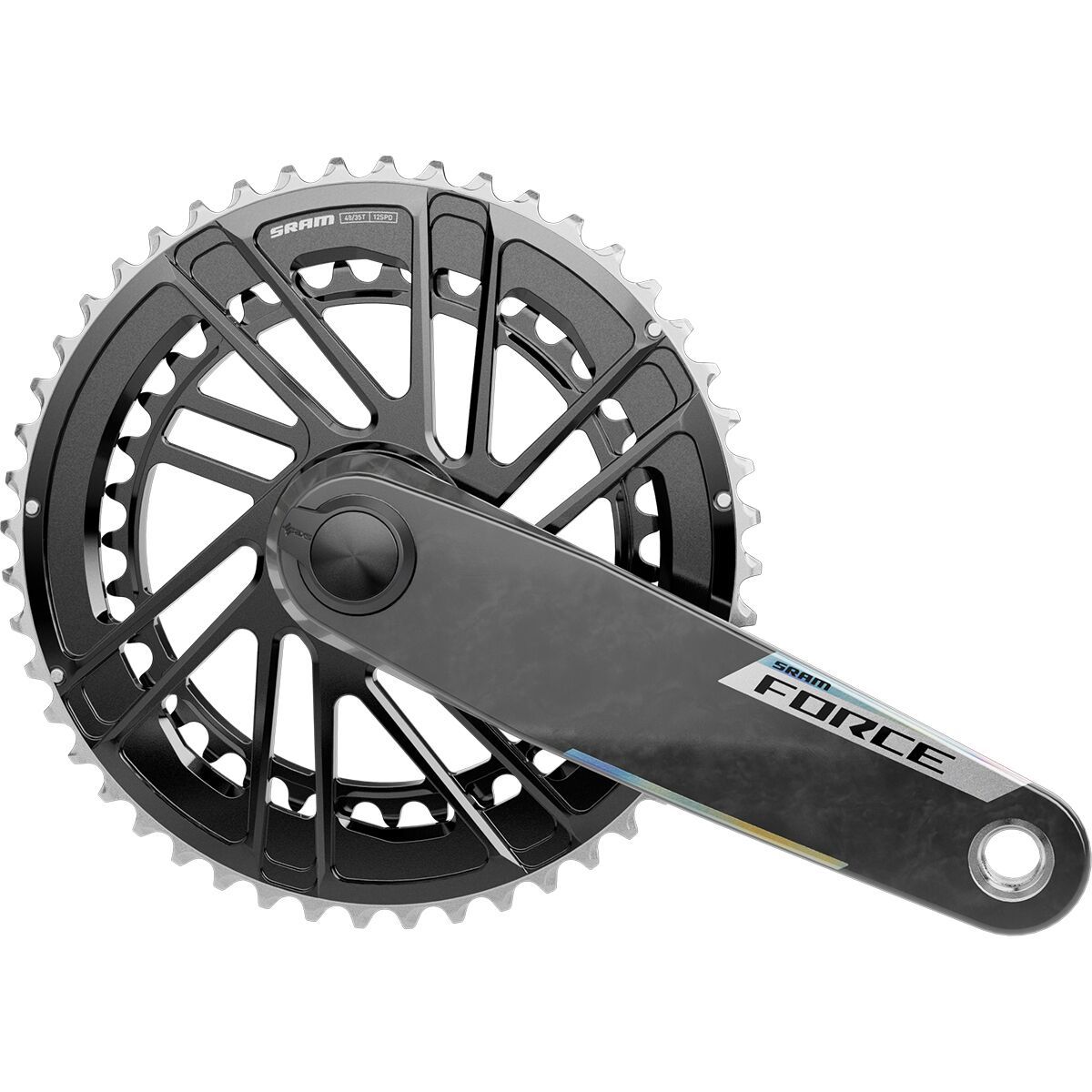 SRAM Force E1 DUB AXS 2x Power Meter Crankset Black, 175mm, 46,33t