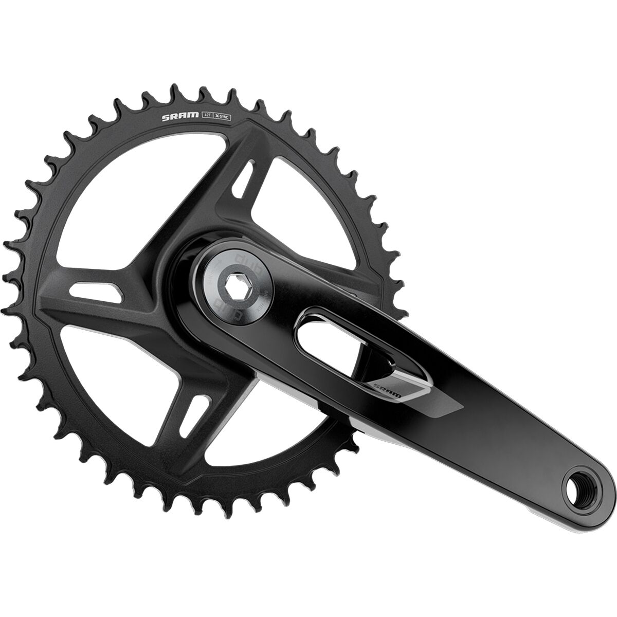 SRAM Rival E1 XPLR DUB Wide 1x Crankset - Components