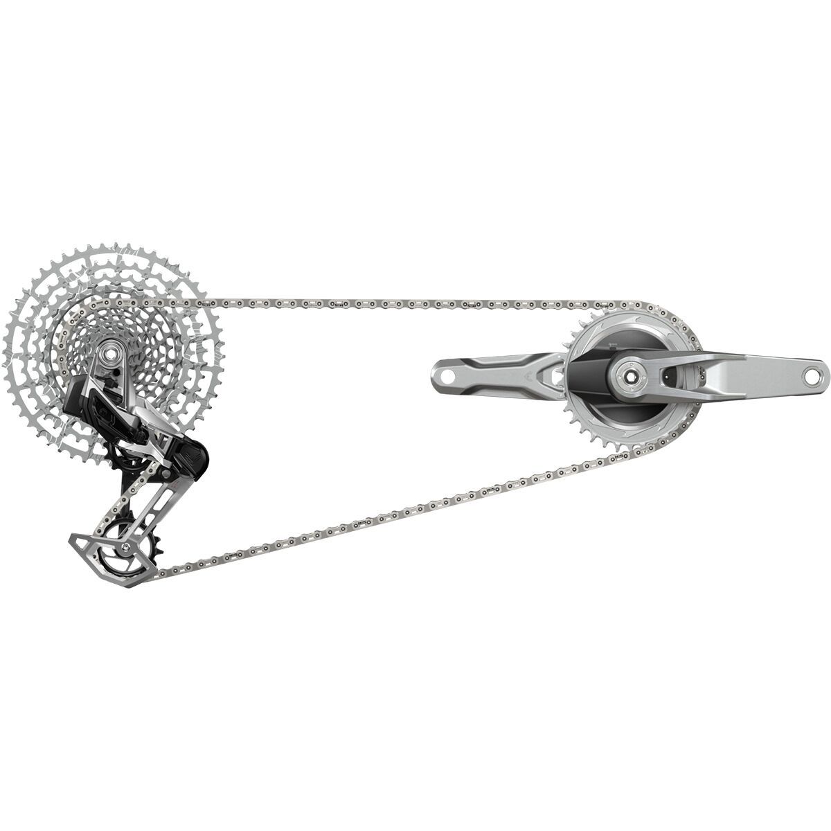 Sram SRAM LTD 1987 T-Type Eagle Transmission AXS Groupset Silver, 170mm, 32t
