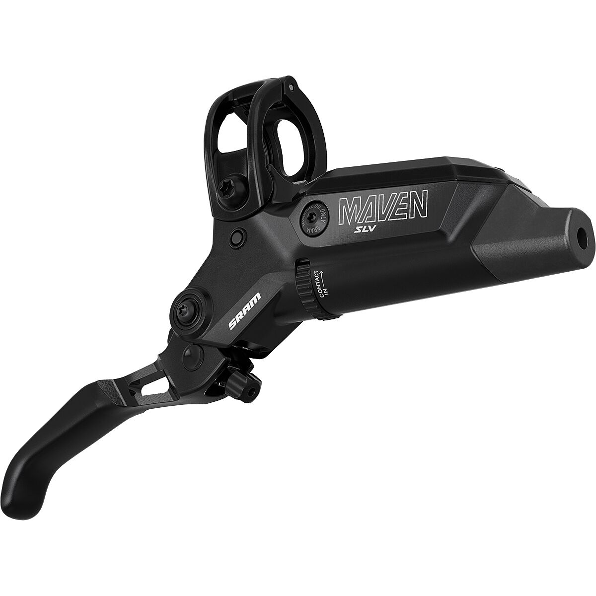 SRAM Maven Silver Disc Brake - Alloy Lever Black Anodized, Front/Rear, 2000mm