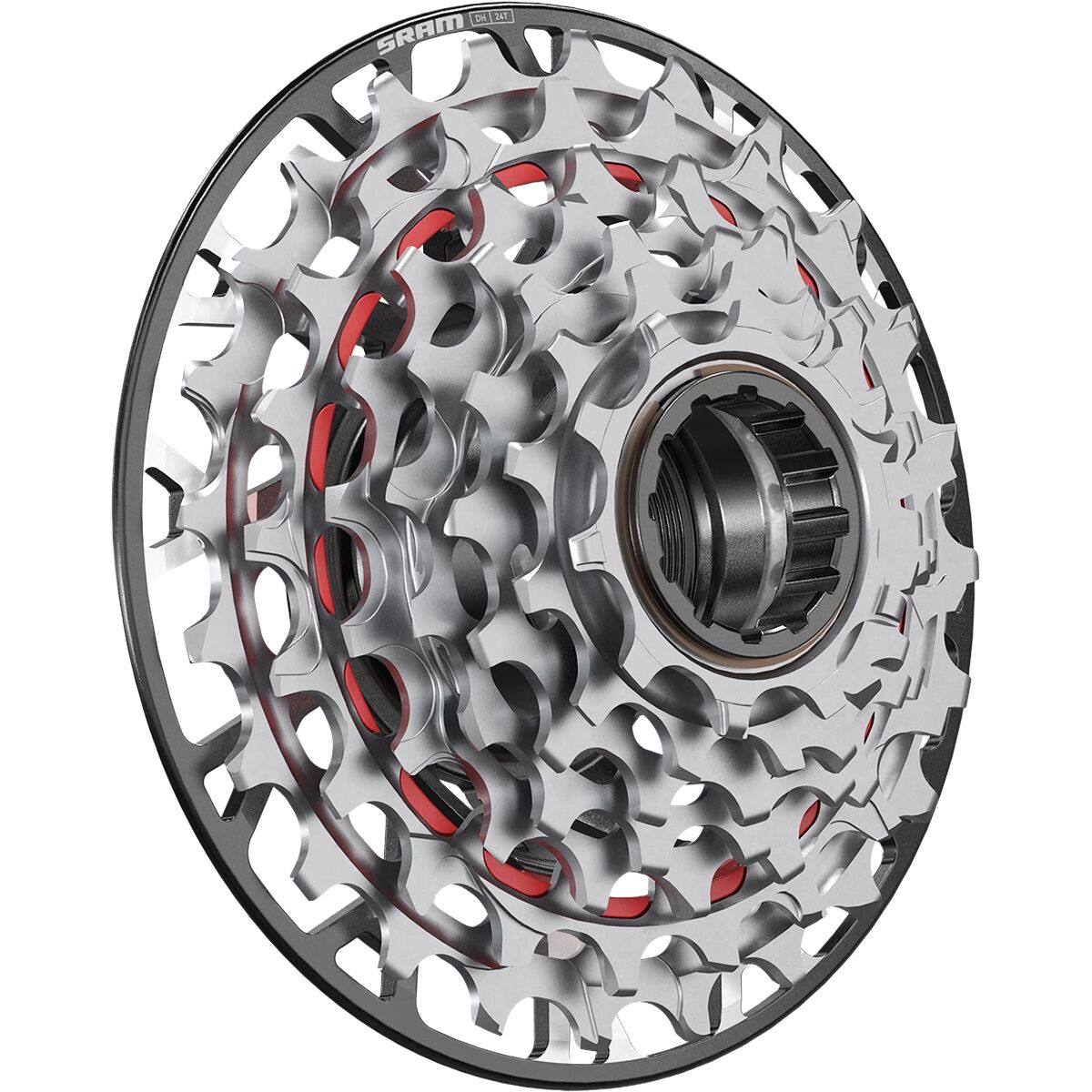 SRAM XS-797 T-Type Downhill 7-Speed Cassette Downhill XD, 10-24T