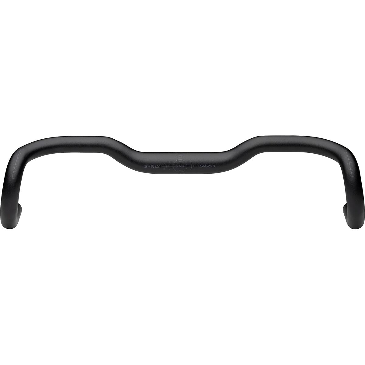 Surly | Truck Stop Drop Handlebar | Black | 42Cm, 31.8, Aluminum