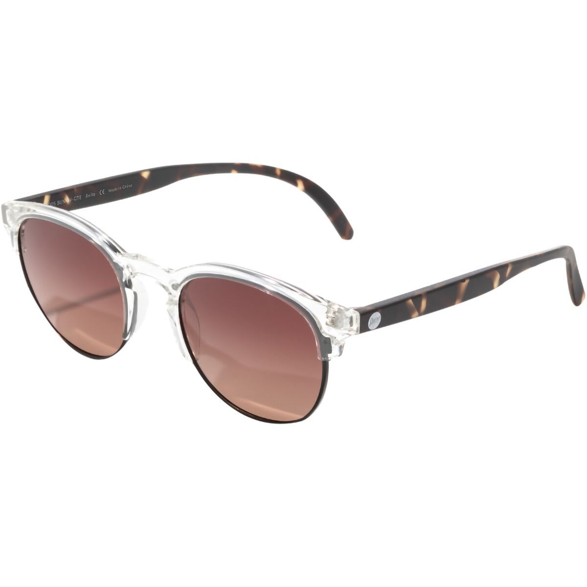 Sunski Sunski Avila Polarized Sunglasses - Women's Clear Tortoise Terra Fade, One Size