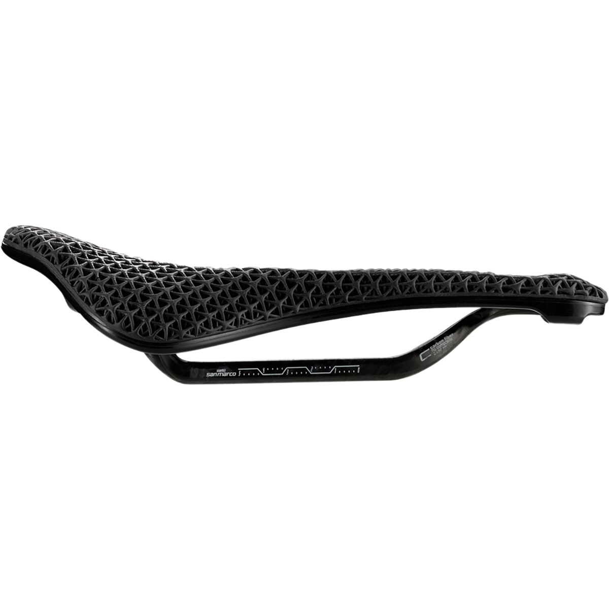 Selle San Marco Selle San Marco Shortfit 2.0 3D Carbon FX Saddle Black, S3, 140mm