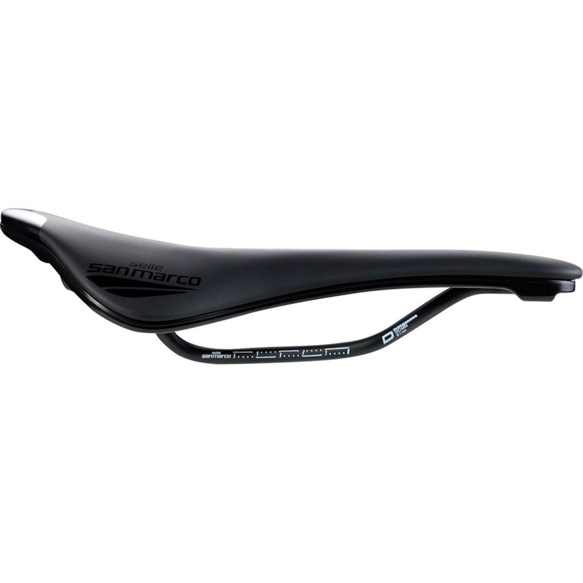 Selle San Marco Shortfit 2.0 Dynamic Saddle in Black - Size: S3/140mm