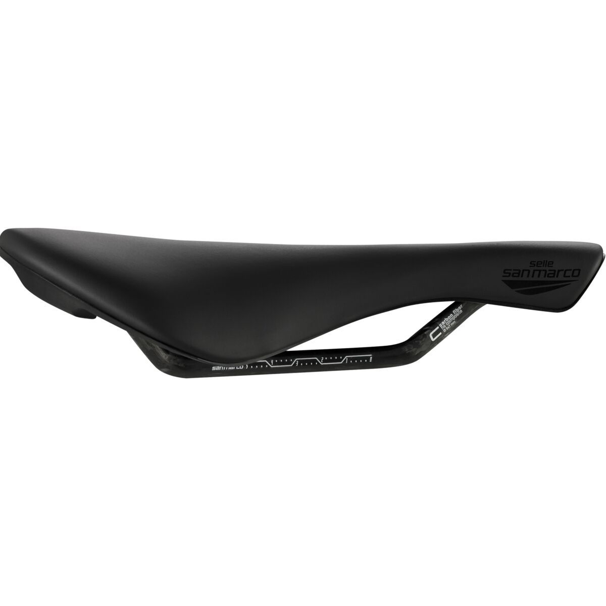 Selle San Marco Mantra Carbon DNA Saddle Silkfeel, L2, W 150 x L 245mm