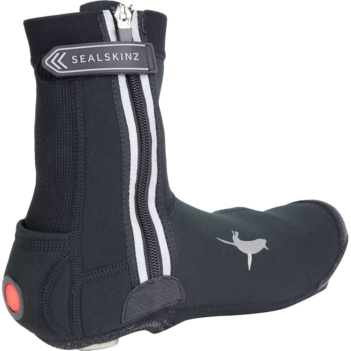 SealSkinz All Weather LED Cycle Overshoe Black, S