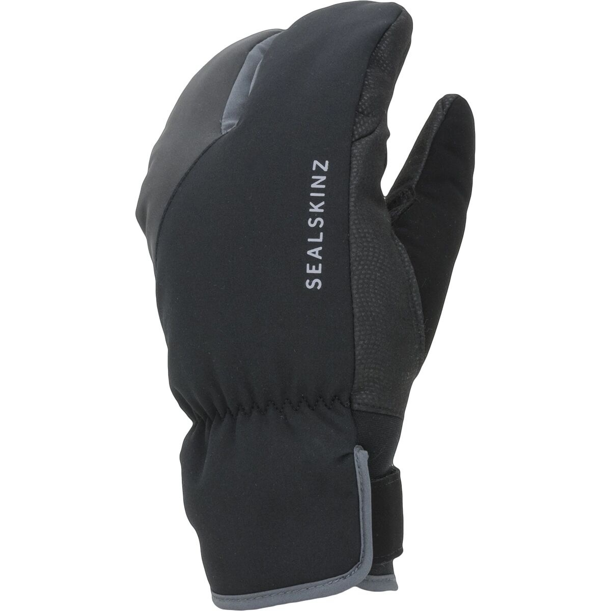 SealSkinz Barwick WP Extreme Cold Weather Cycle Split Finger Glove Black/Grey, L - Men's