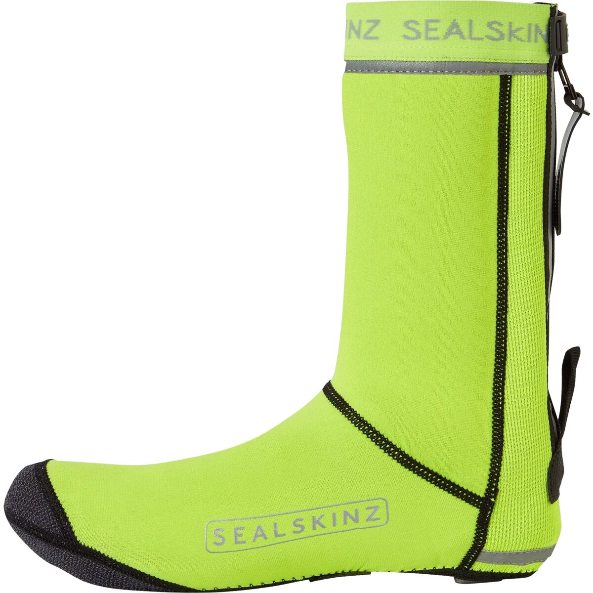 SealSkinz Caston All Weather Open-Sole Cycle Overshoe Neon Yellow, L