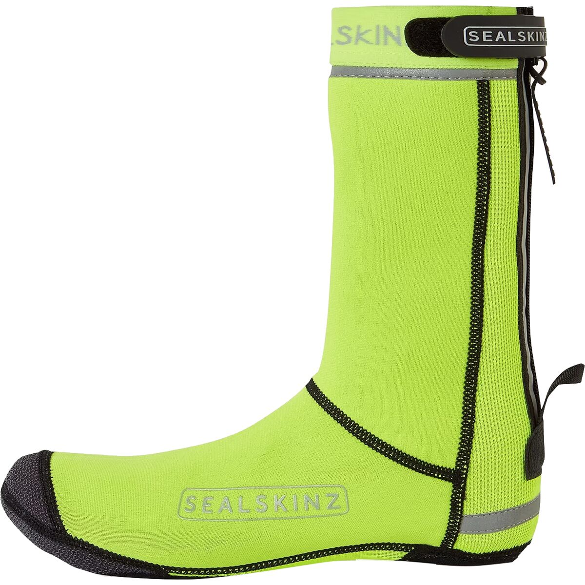 SealSkinz Hempton All Weather Closed-Sole Cycle Overshoe Neon Yellow, L