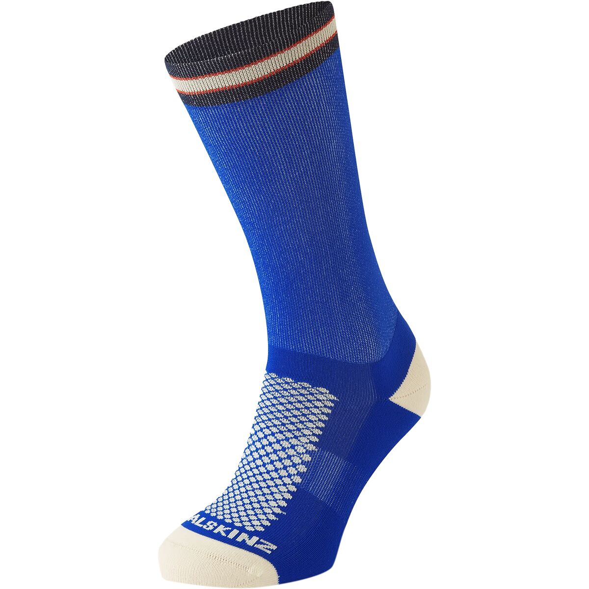 SealSkinz SealSkinz Caister Single Layer Mid Length Cycling Sock Blue, S - Men's - $25.00 at Competitive Cyclist