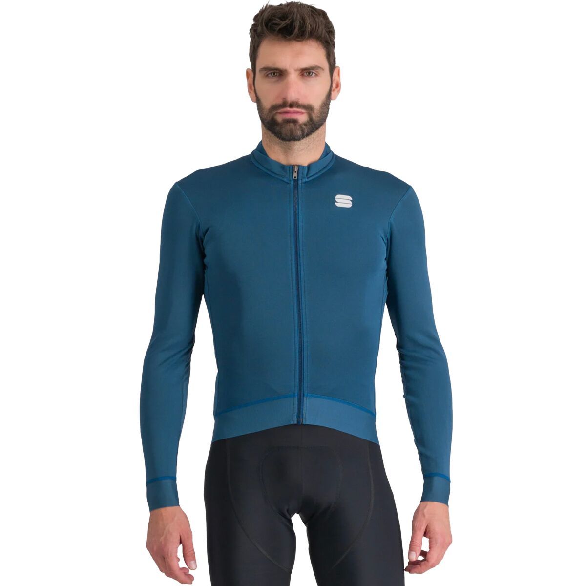 Sportful Sportful Monocrom Thermal Jersey - Men's Blue Sea, XL