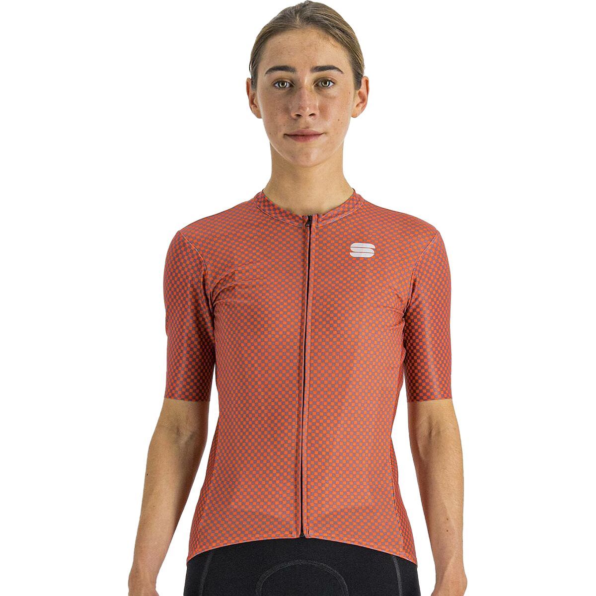 Sportful Checkmate Jersey - Women's Pompelmo/Mauve, XL
