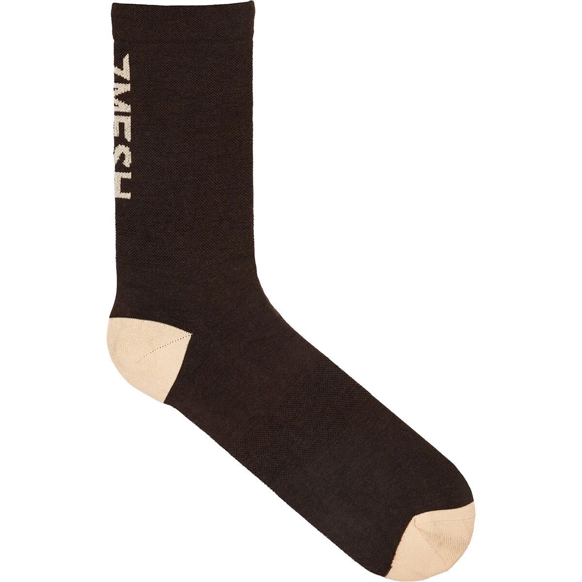 7Mesh Industries 7mesh Industries Ashlu Merino Sock Dark Chocolate, M - Men's