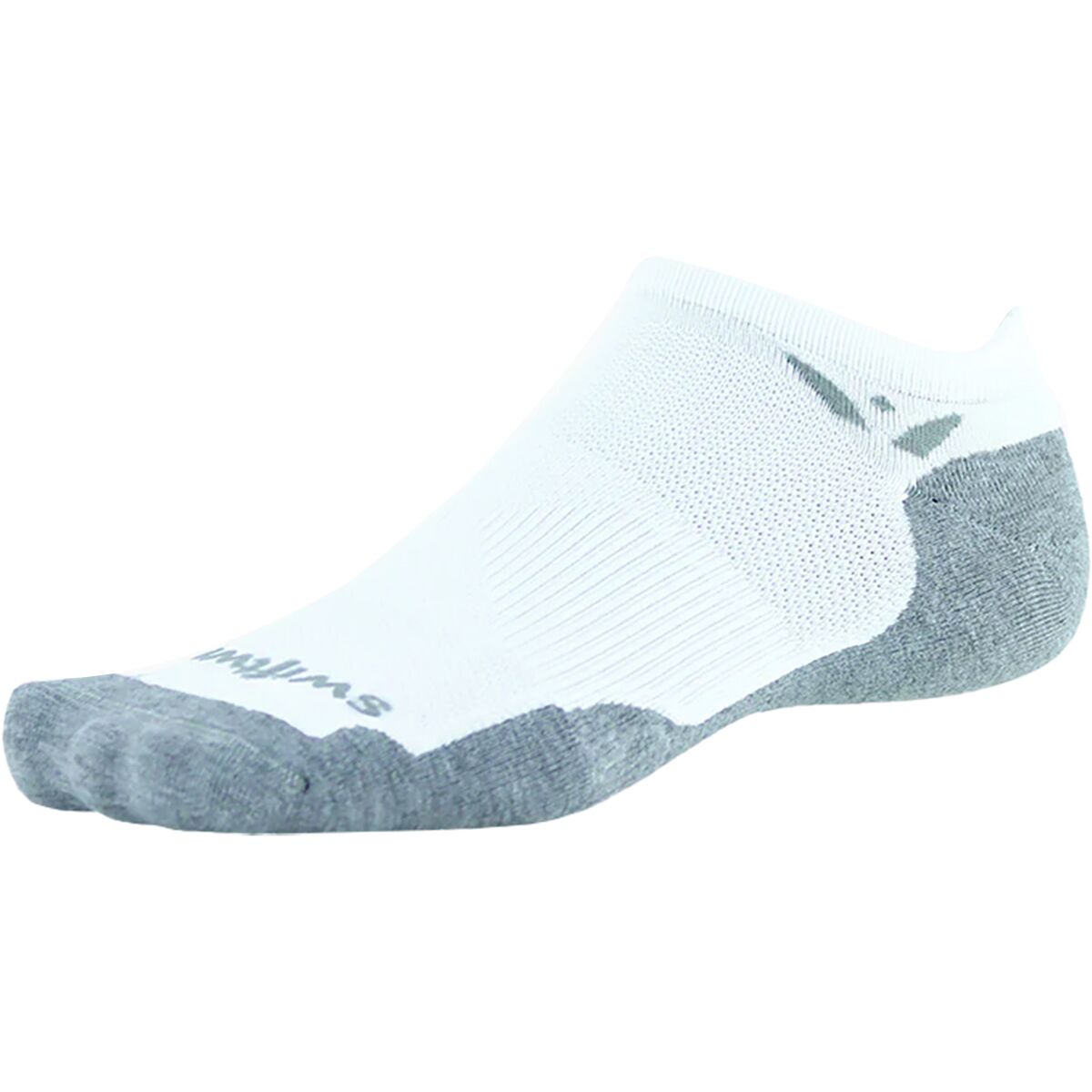Swiftwick MAXUS Zero Tab Socks, White, L