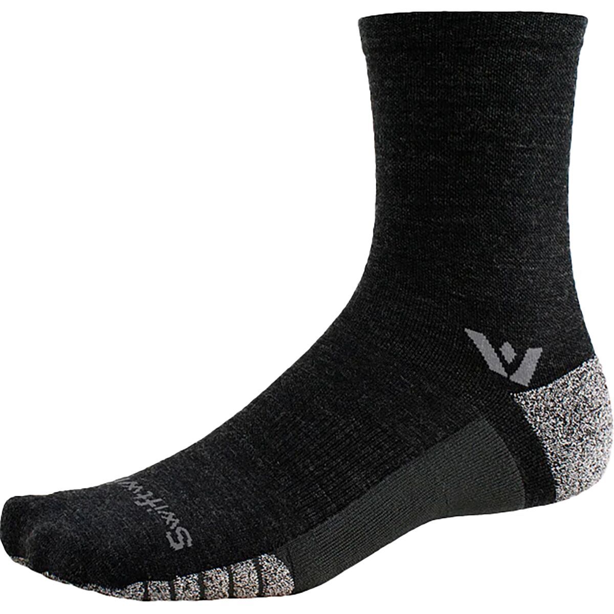 Swiftwick Swiftwick Flite XT Trail Mid-Crew Sock Coal, L - Men's