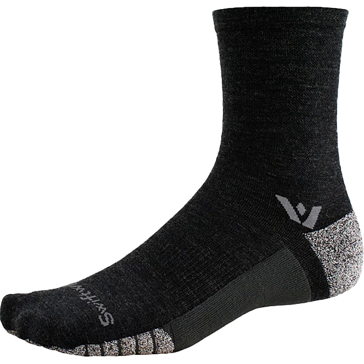 Swiftwick Flite XT Trail Mid-Crew Sock Coal, XL - Men's