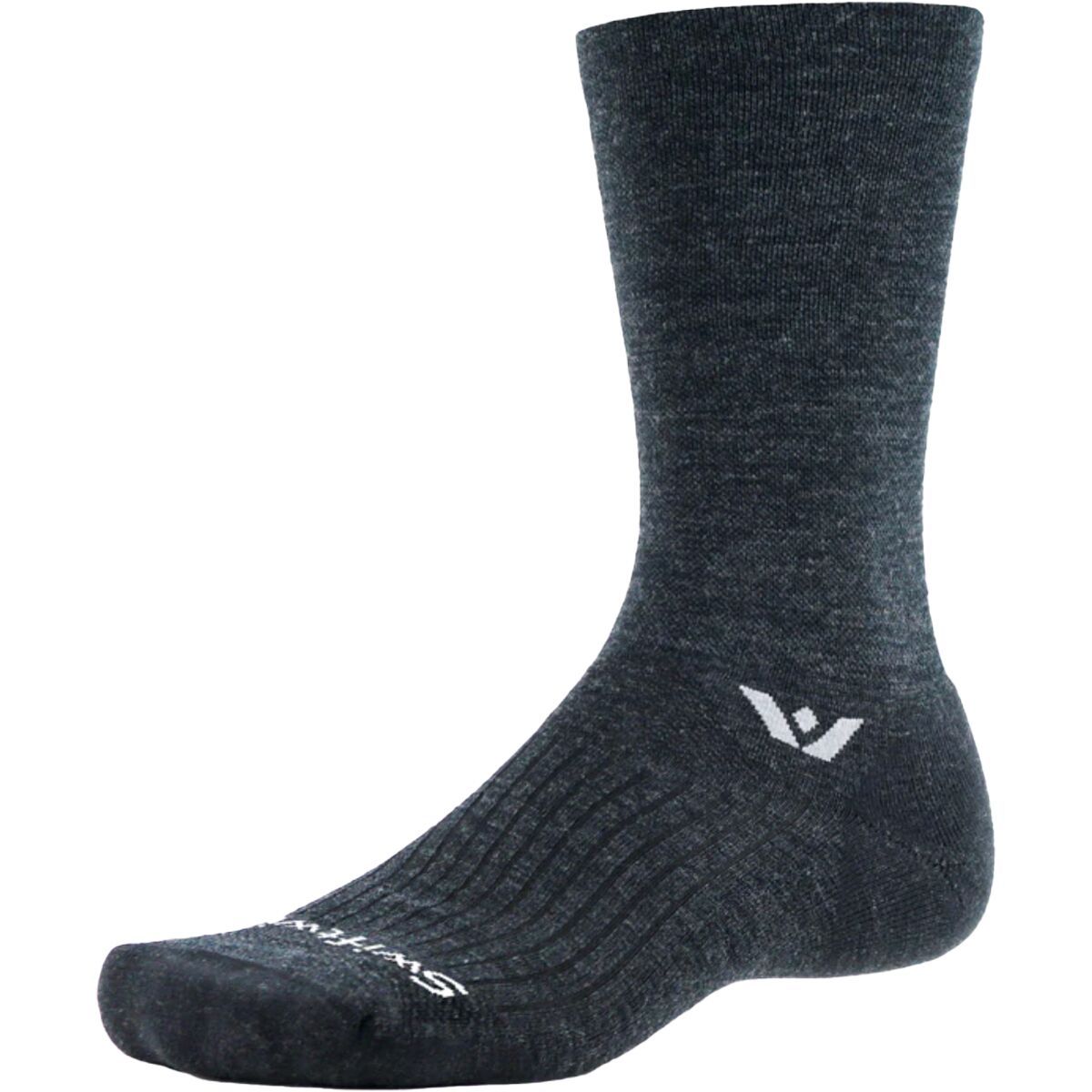 Swiftwick Swiftwick Pursuit Crew Sock Coal, S - Men's