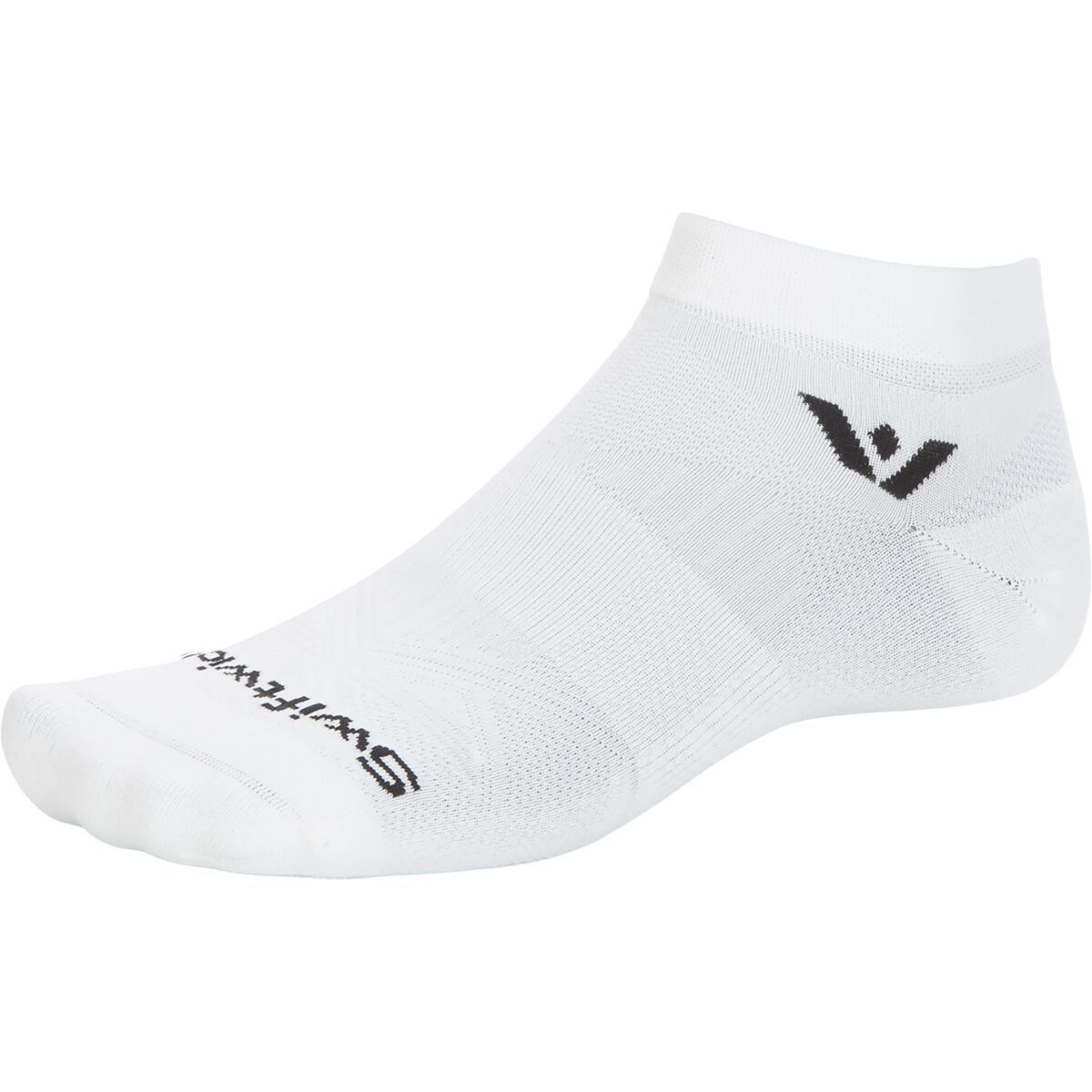 Swiftwick Aspire Ankle Sock Circuit White, XL - Men's