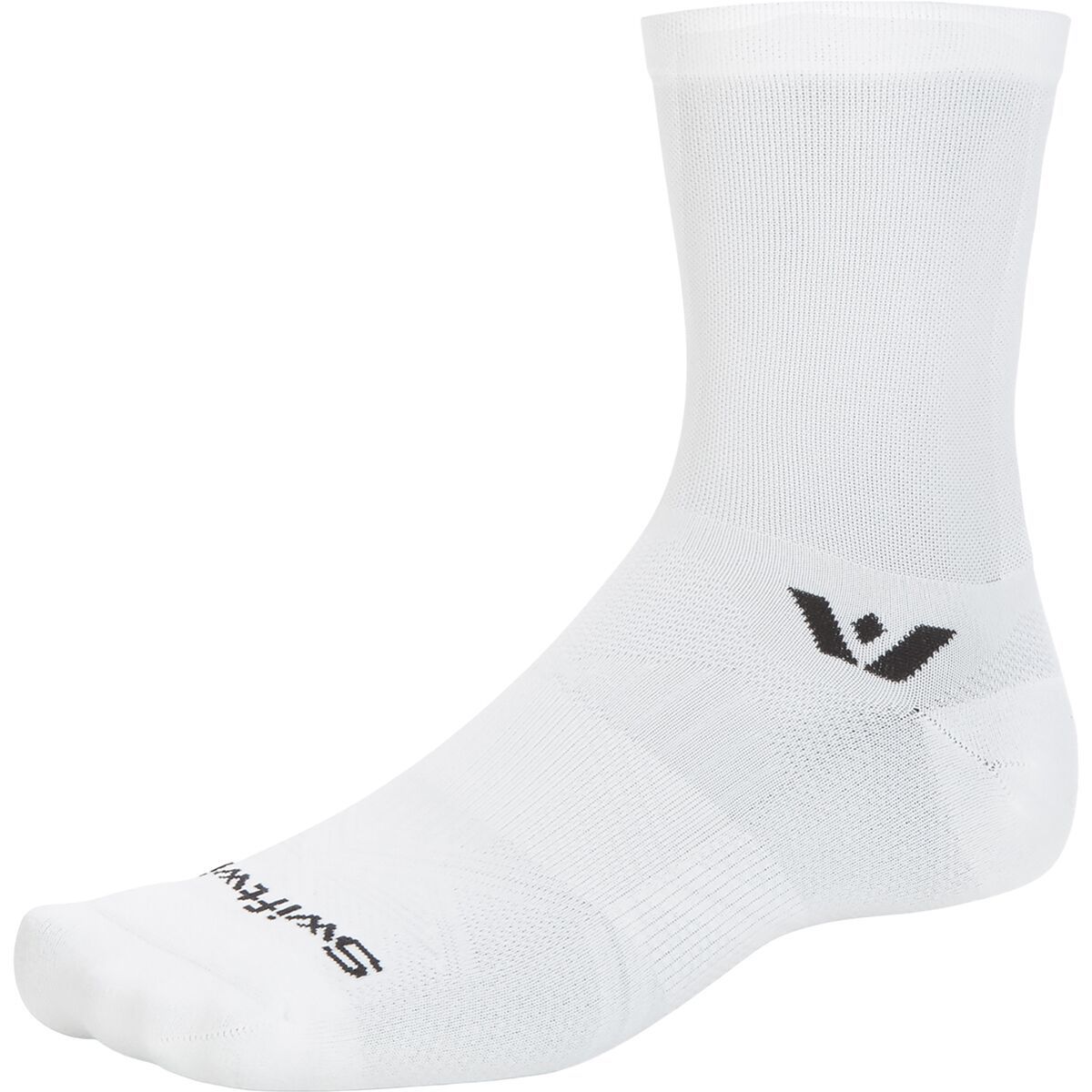 Swiftwick Aspire Mid-Crew Sock Circuit White, XL - Men's