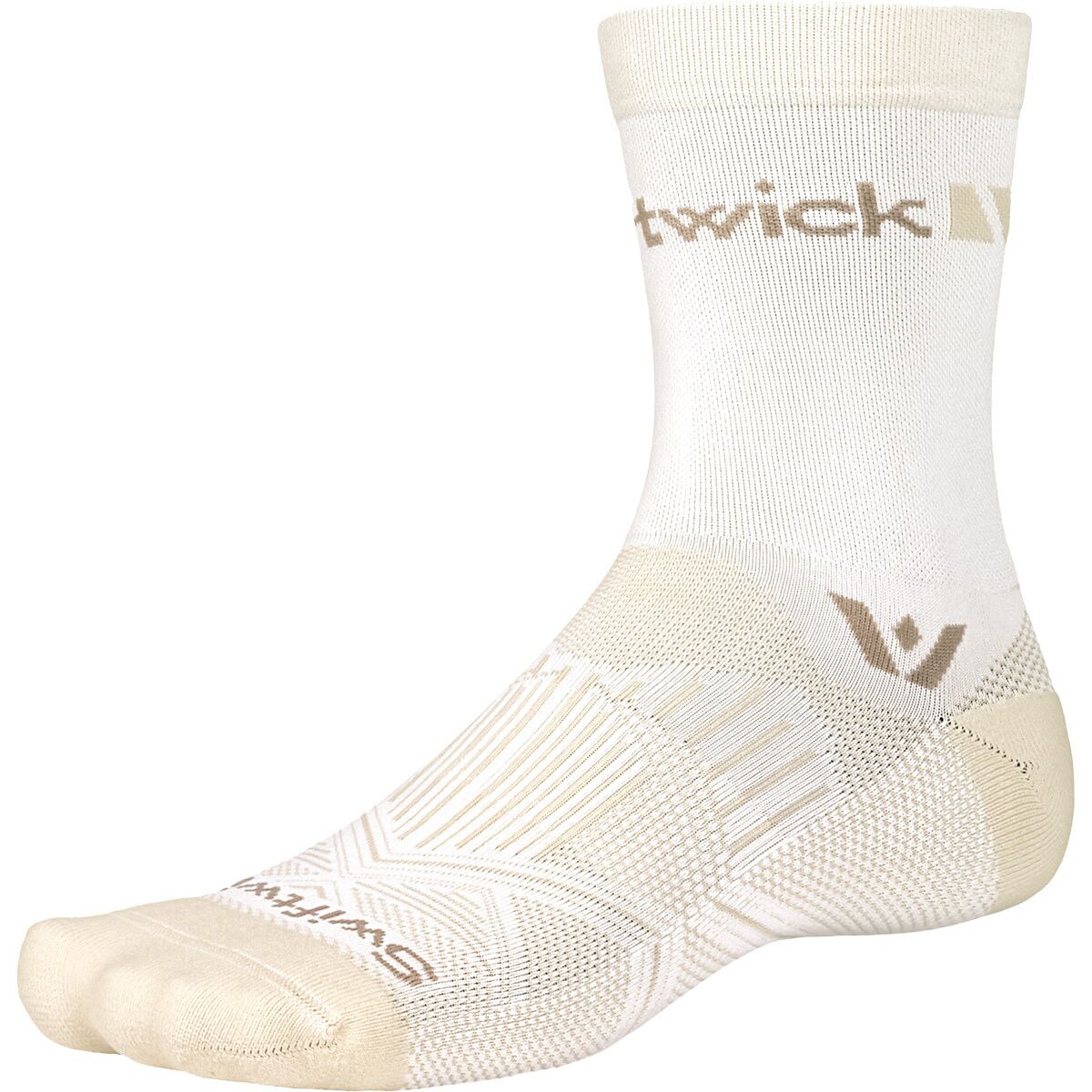 Swiftwick Aspire Mid-Crew Sock Oatmeal Tan, XL - Men's