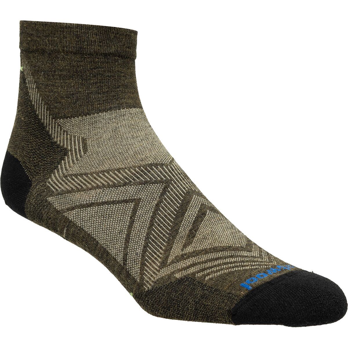 Smartwool Smartwool Run Zero Cushion Ankle Sock Military Olive, M