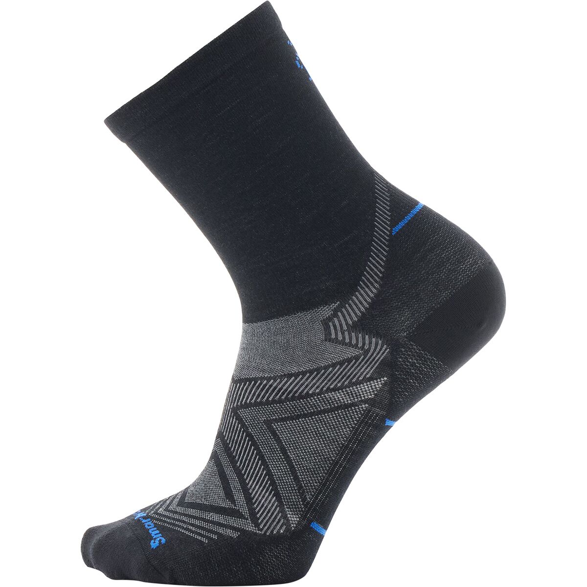 Smartwool Smartwool Run Zero Cushion Mid Crew Sock Black, XL