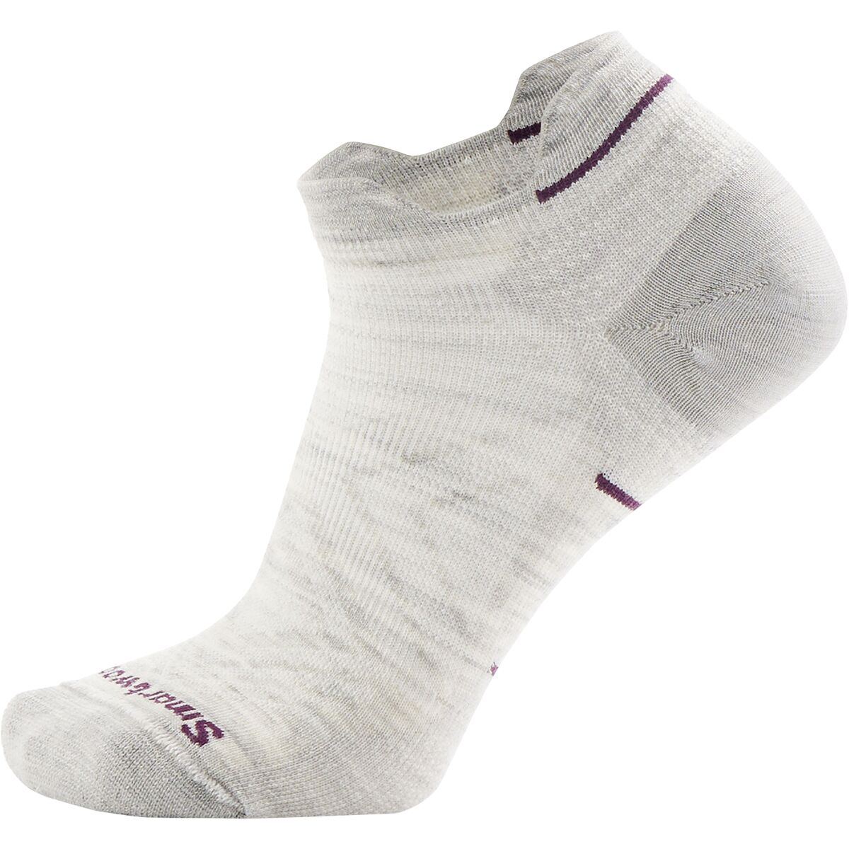 Smartwool Smartwool Run Zero Cushion Low Ankle Sock - Women's Ash, L