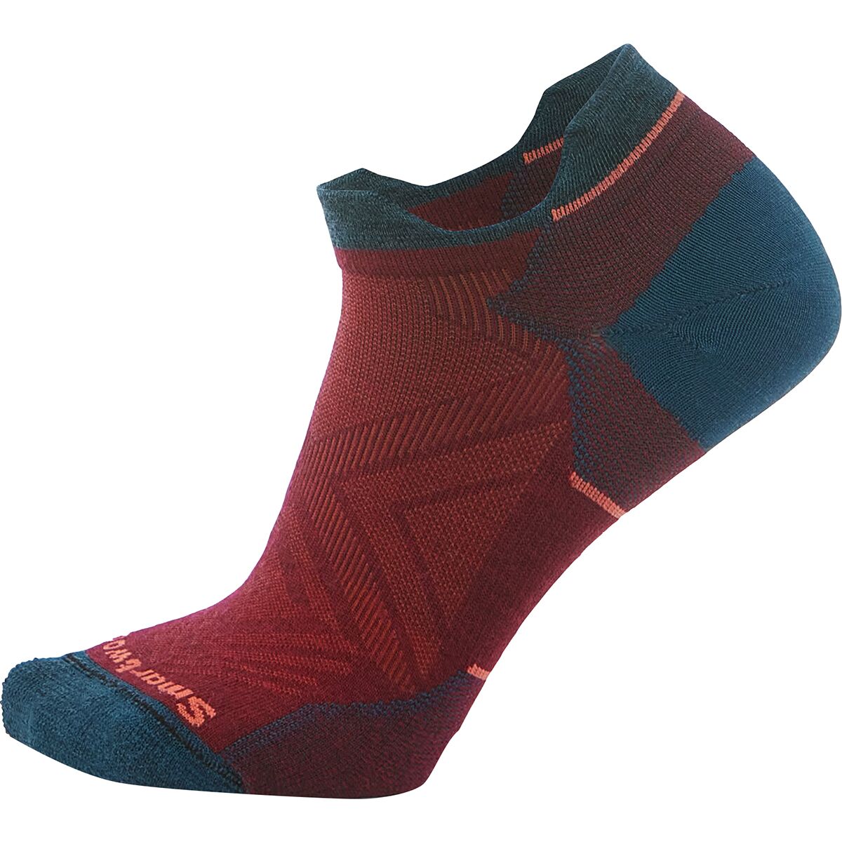 Smartwool Smartwool Run Zero Cushion Low Ankle Sock - Women's Tibetan Red, L
