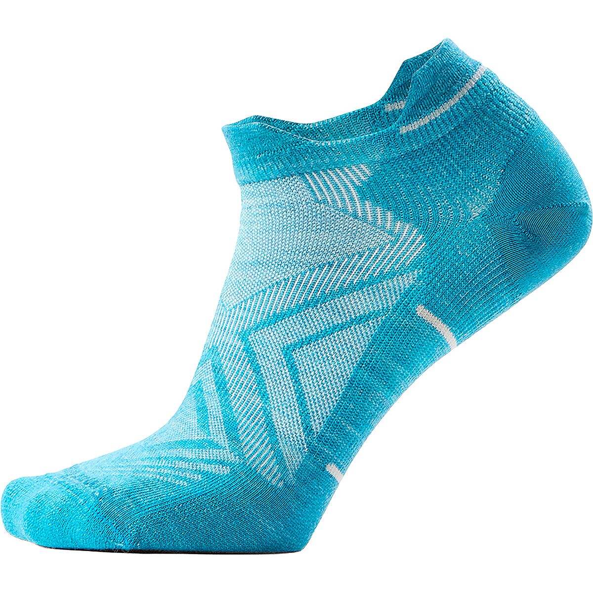 Smartwool Smartwool Run Zero Cushion Low Ankle Sock - Women's White/Capri, M