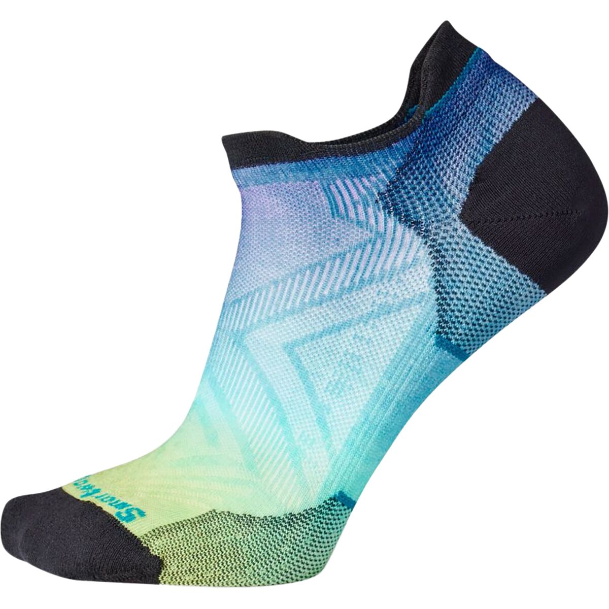 Smartwool Smartwool Run Zero Cushion Ombre Print Low Ankle Sock - Women's Capri, M