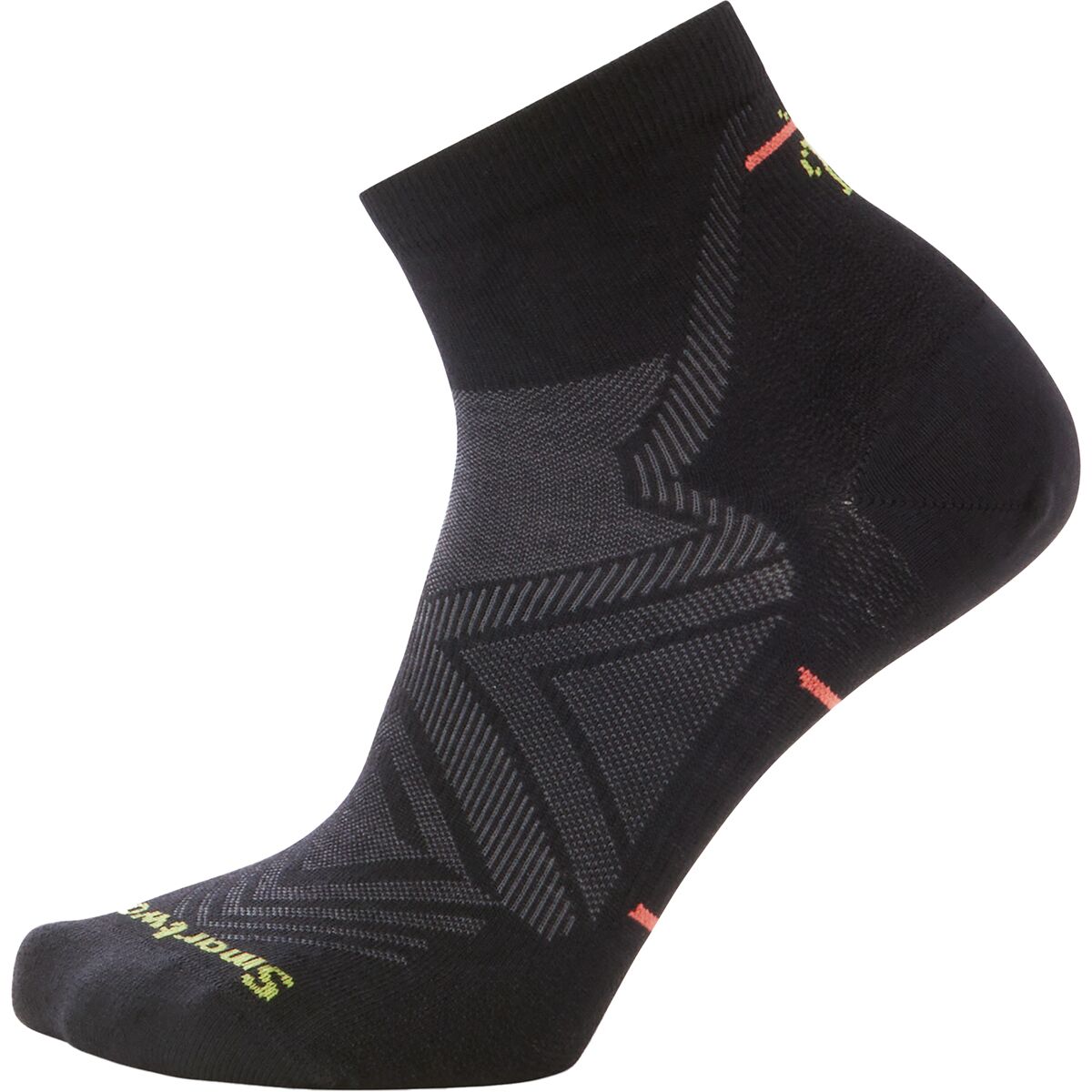 Smartwool Run Zero Cushion Ankle Sock - Women's Black, S