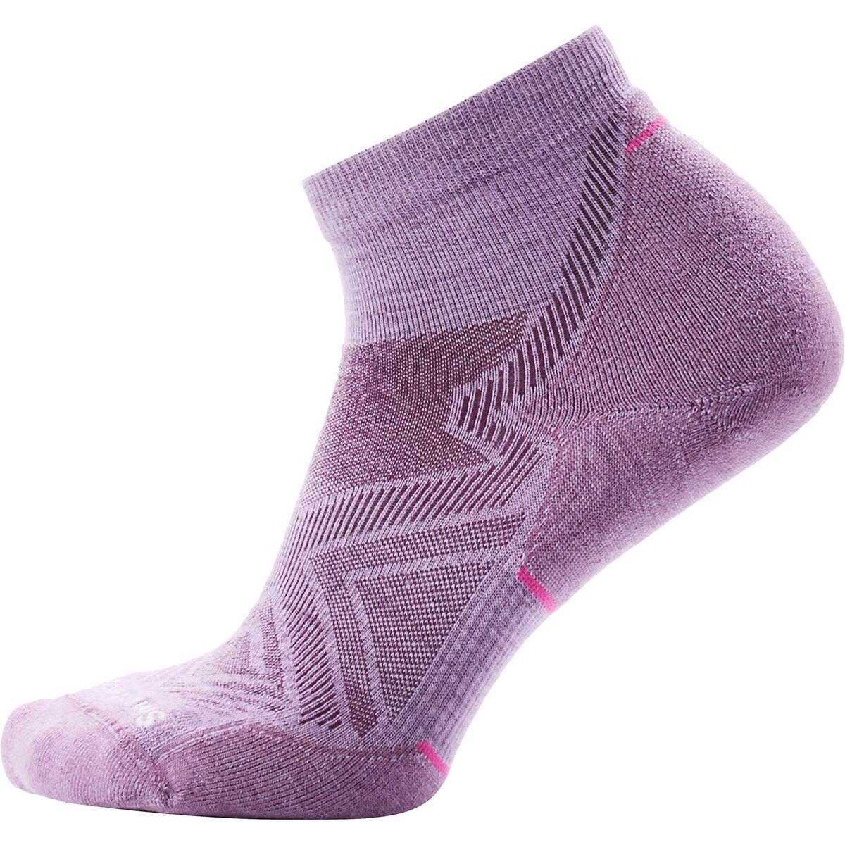 Smartwool Women's Run Targeted Cushion Ankle Socks, Small, Purple Dawn