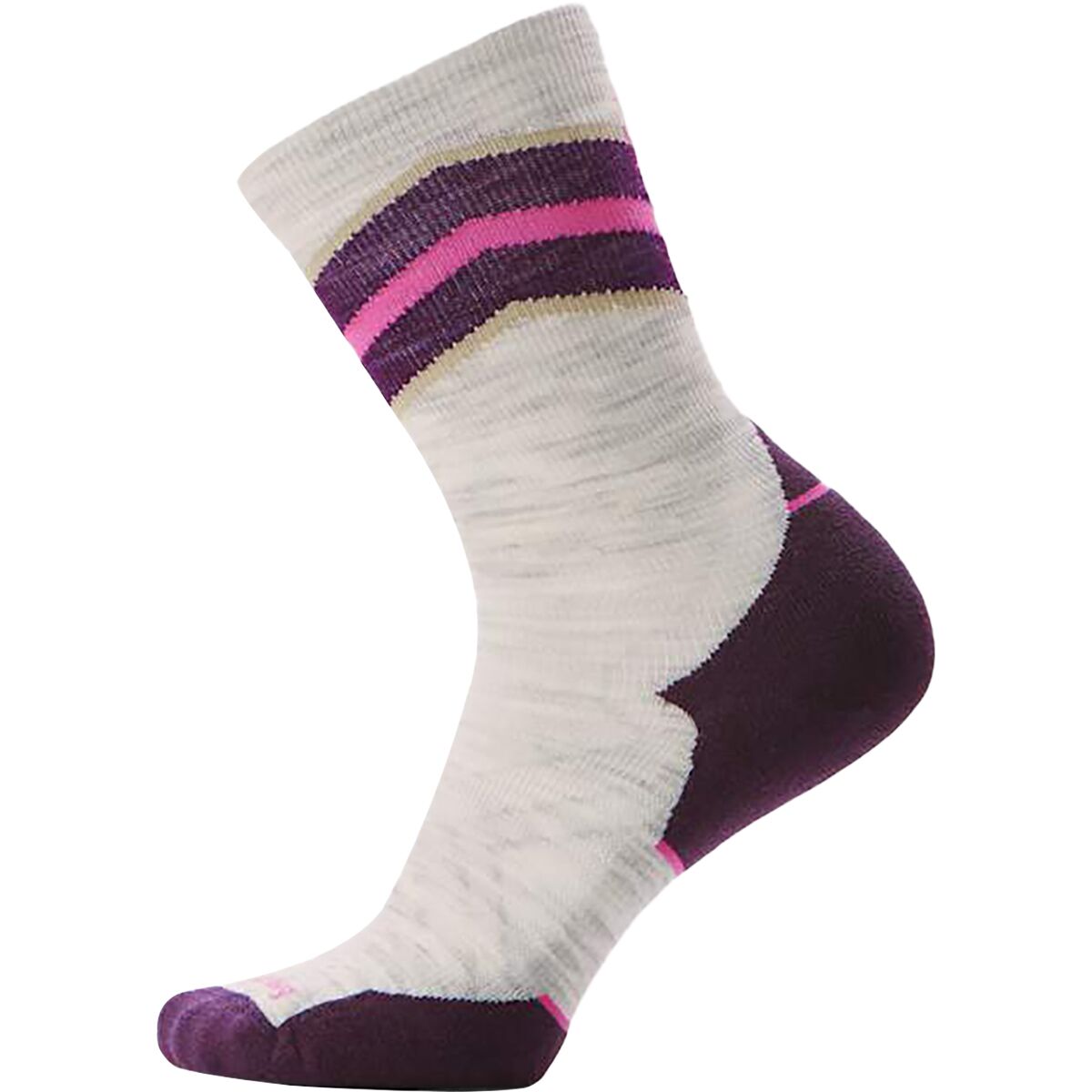 Smartwool Smartwool Run Targeted Cushion Mid Crew Sock - Women's Ash, L