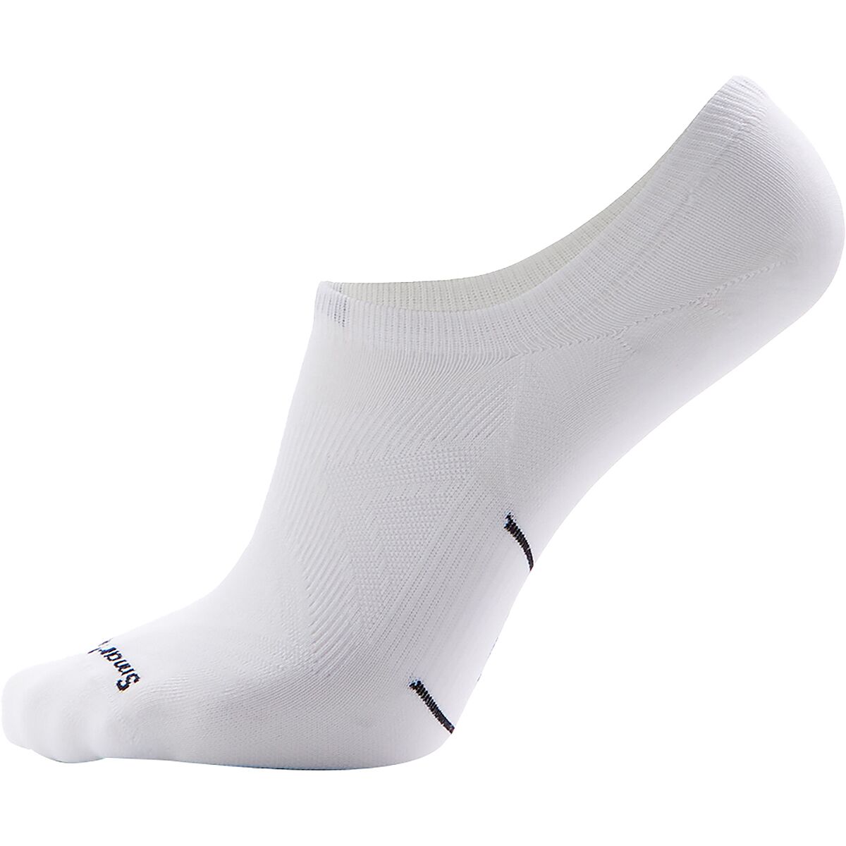 Smartwool Run Zero Cushion No Show Sock White, XL