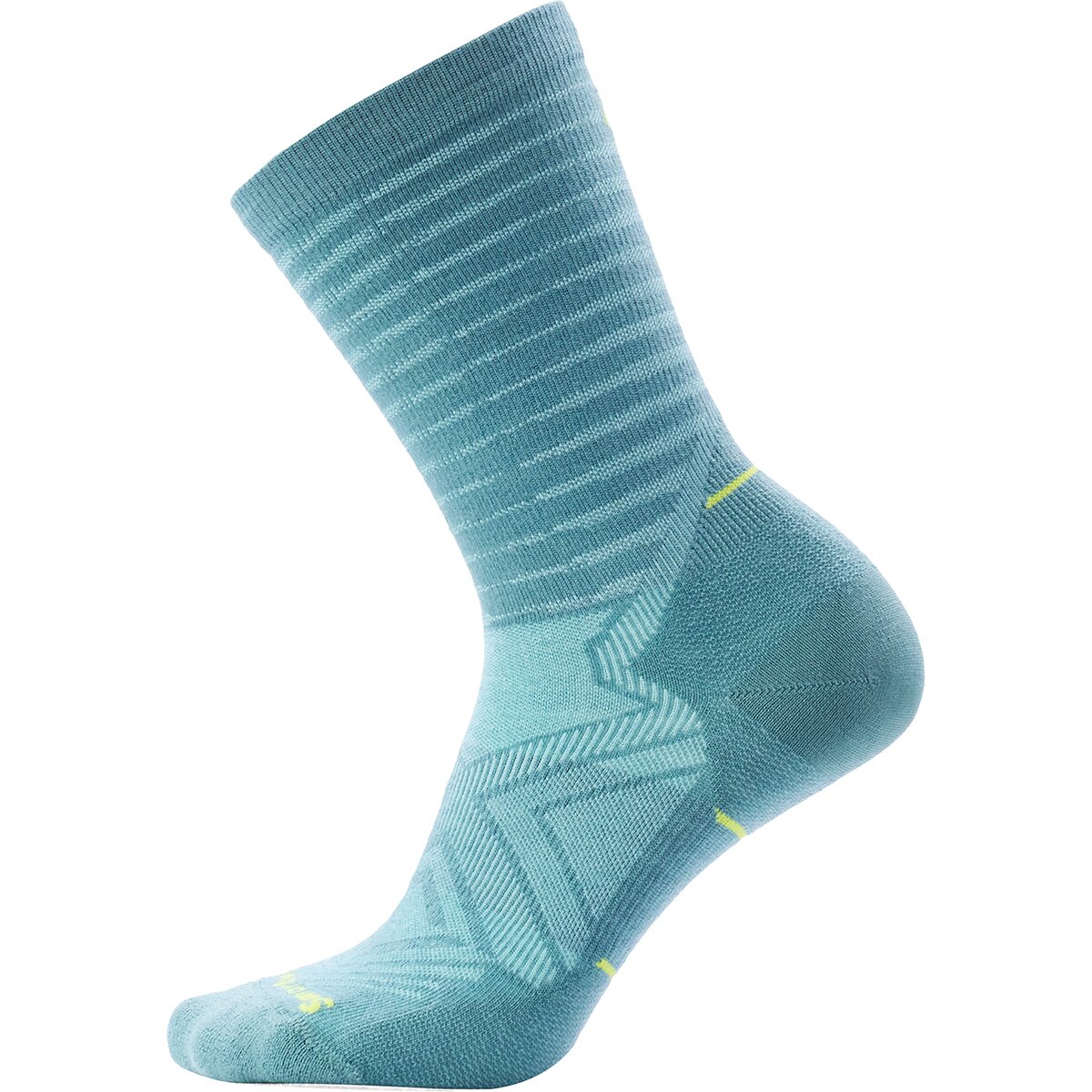 Smartwool Run Zero Cushion Crew Sock - Women's Dusty Teal, S