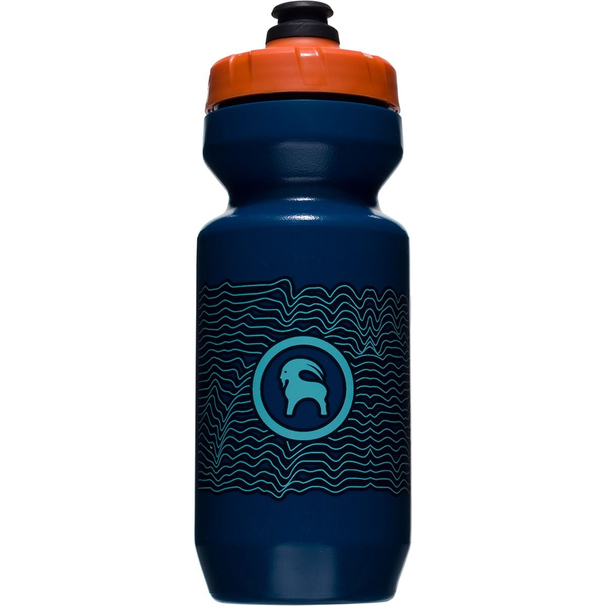 Purist by Specialized Purist Backcountry Water Bottle Tide/Orange Cap, 22oz