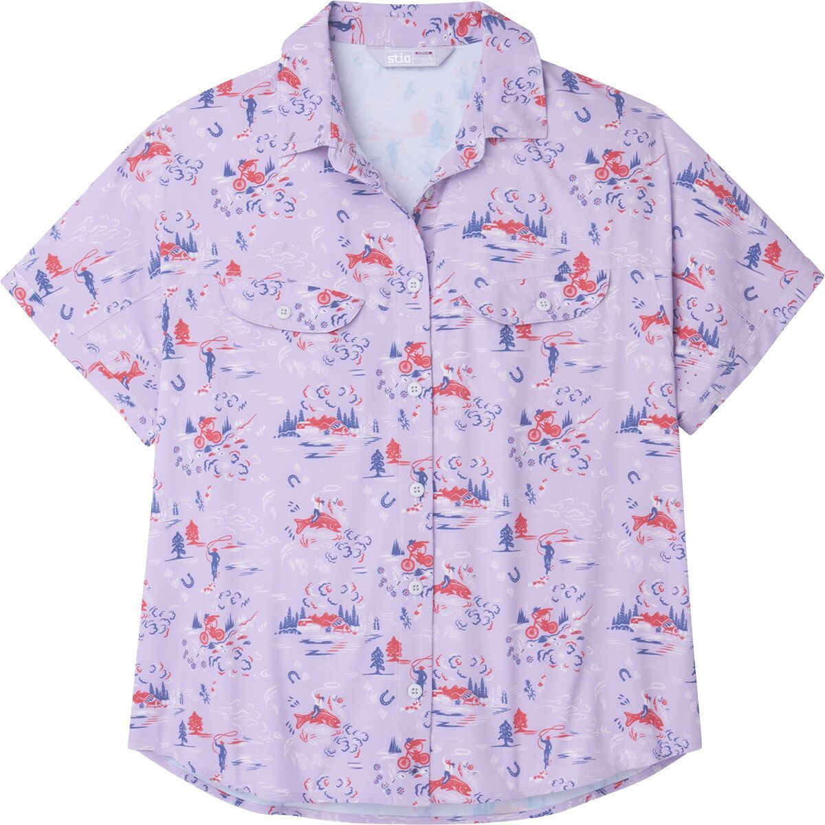 STIO STIO Shifter Shirt - Women's Lavender Haze Ride Wy, S