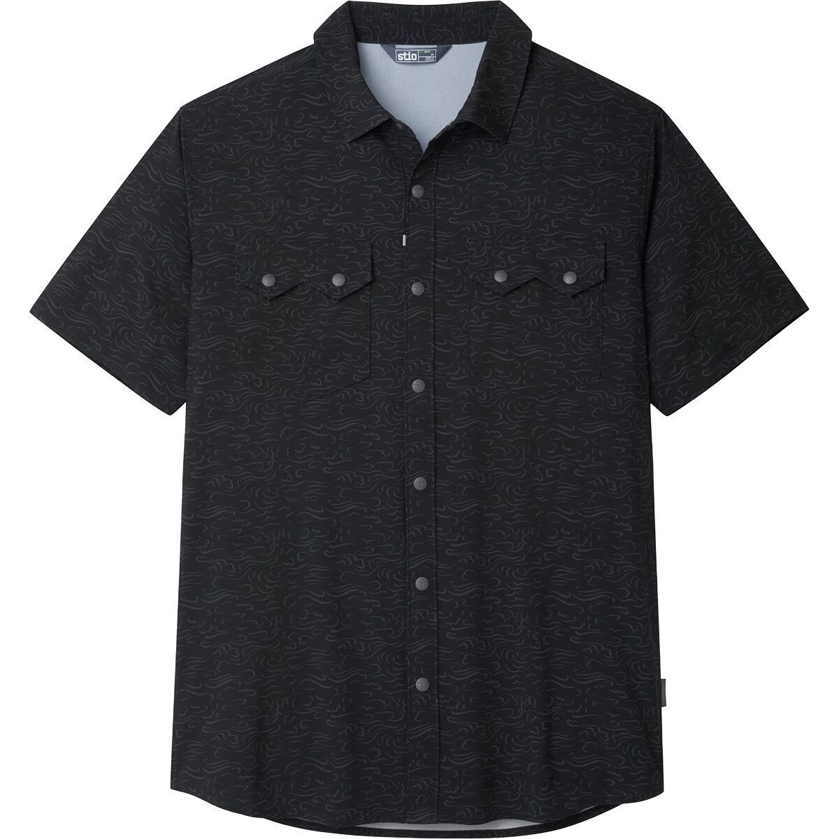 Stio STIO Shifter Short-Sleeve Shirt - Men's Abyss Clouds, M