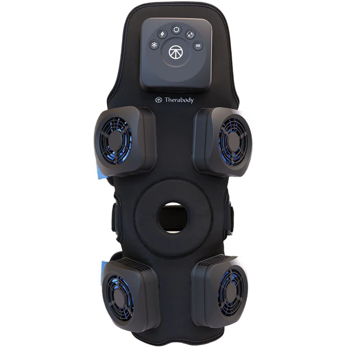 Therabody RecoveryTherm Hot and Cold Vibration Knee Black, One Size