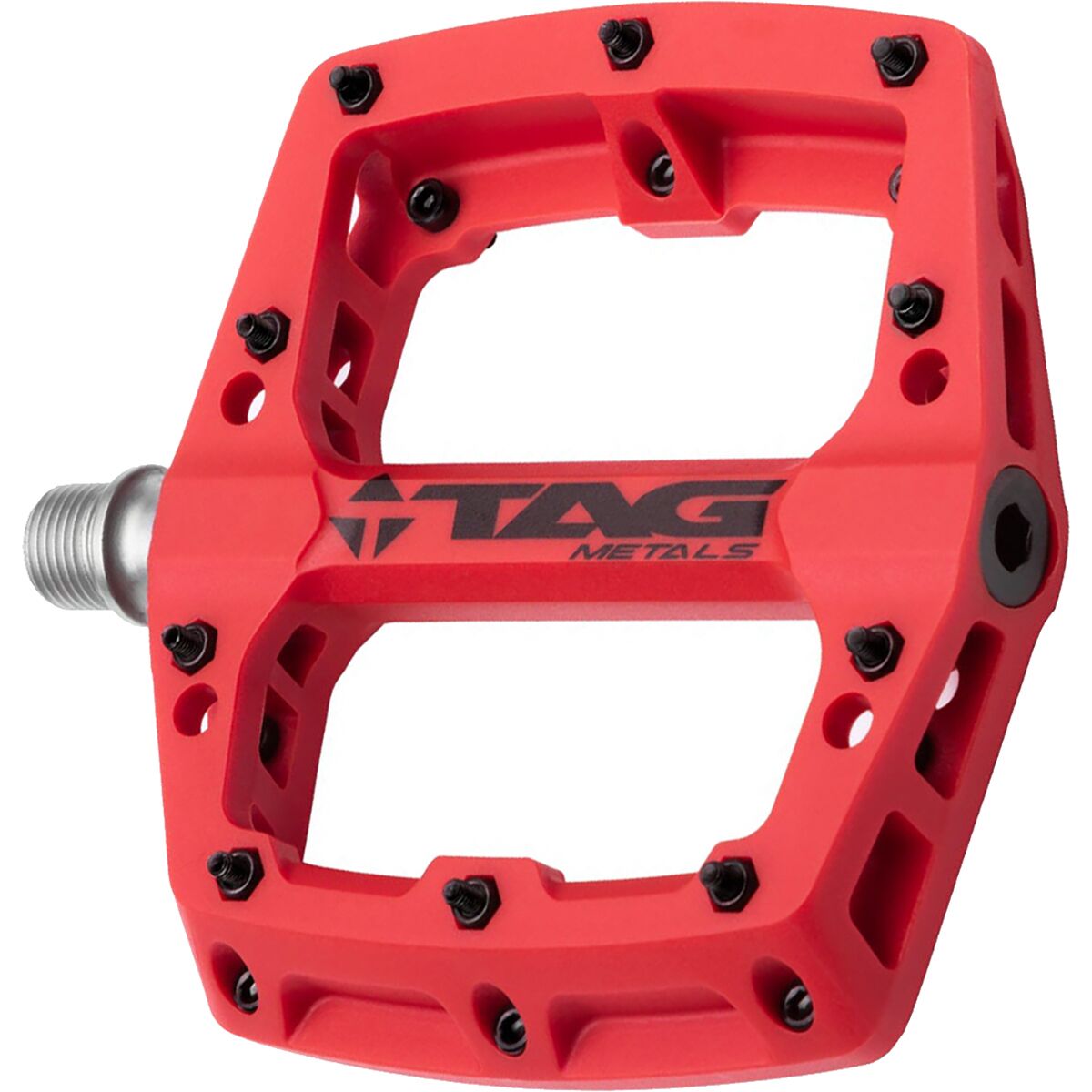 TAG Metals T3 Nylon Pedals - Red, Set