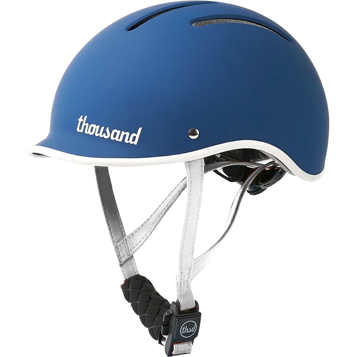 Thousand Jr. Kids Helmet - Blazing Blue (with nylon straps) / Extra Small