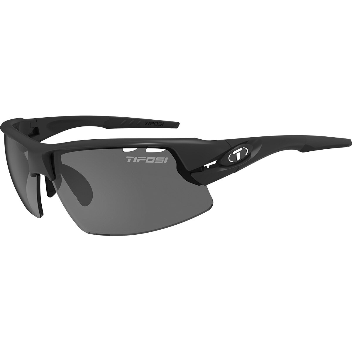 Tifosi Optics Tifosi Optics Crit Sunglasses Matte Black/Smoke/Ac Red/Clear, One Size - Men's