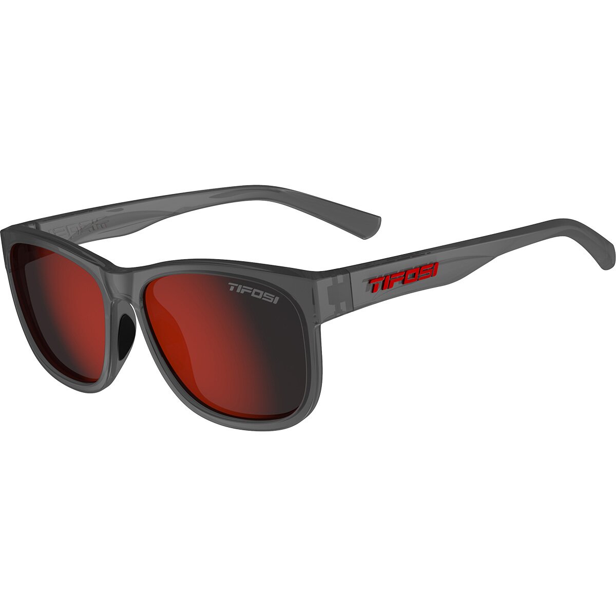 Tifosi Optics Tifosi Optics Swank XL Sunglasses Blackout/Smoke/AC Red/Clear, One Size - Men's