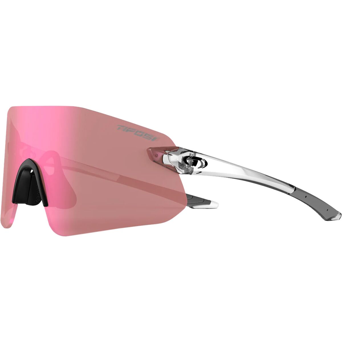 Tifosi Optics Tifosi Optics Vogel SL Sunglasses Crystal Clear/Pink Mirror, One Size - Men's