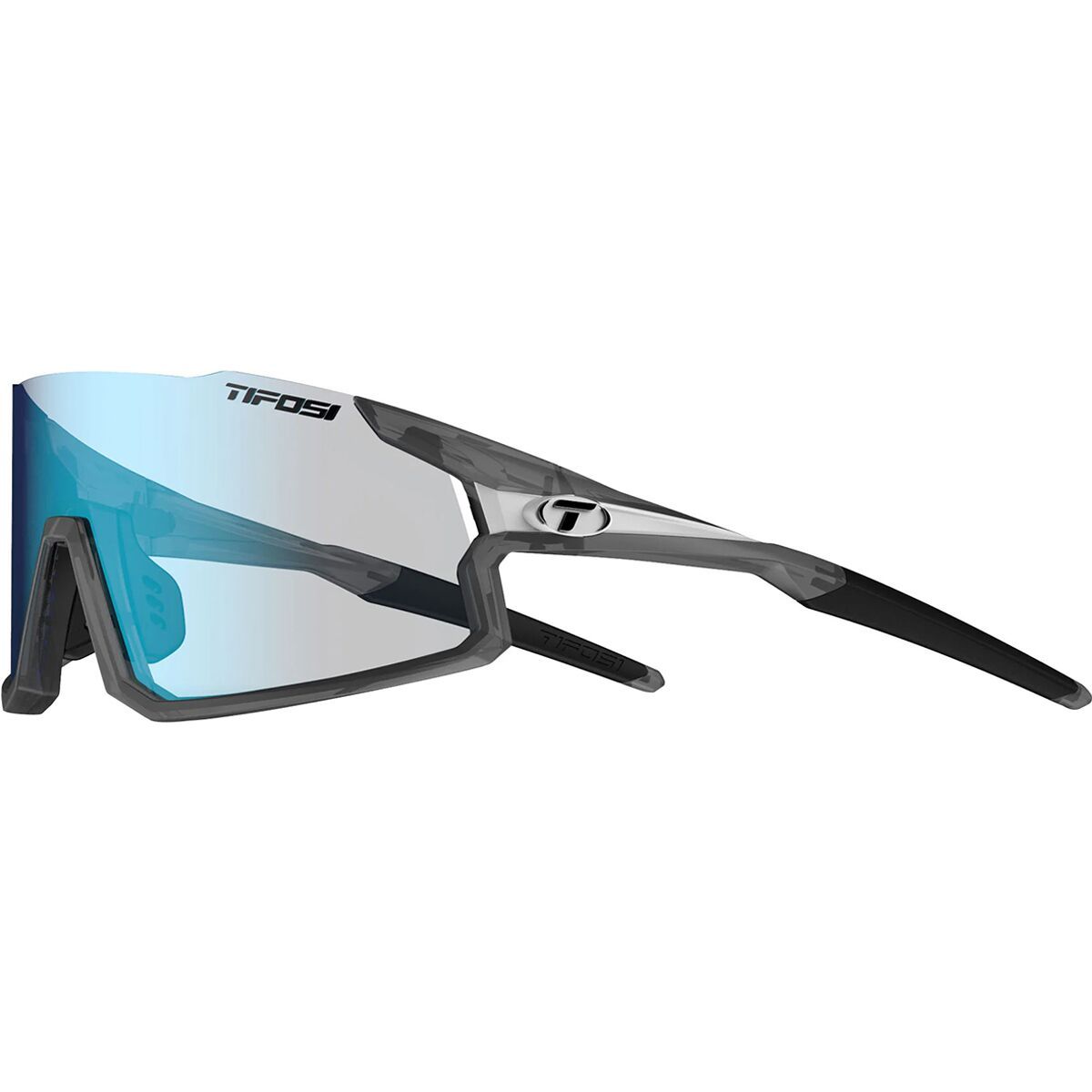 Tifosi Optics Tifosi Optics Stash Fototec + Interchangeable Sunglasses Matte Smoke/Clarion Blue Fototec, One Size - Men's