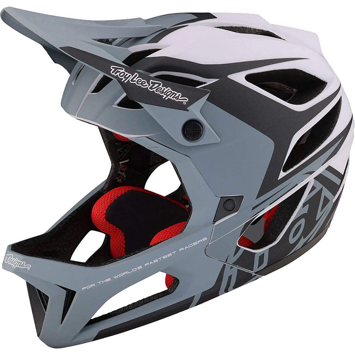Troy Lee Designs Stage Mips Helmet Valance Gray, XS/S