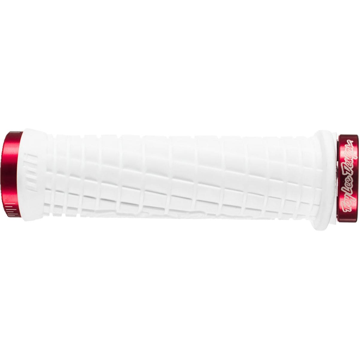 Troy Lee Designs ODI Grips White/Red, One Size